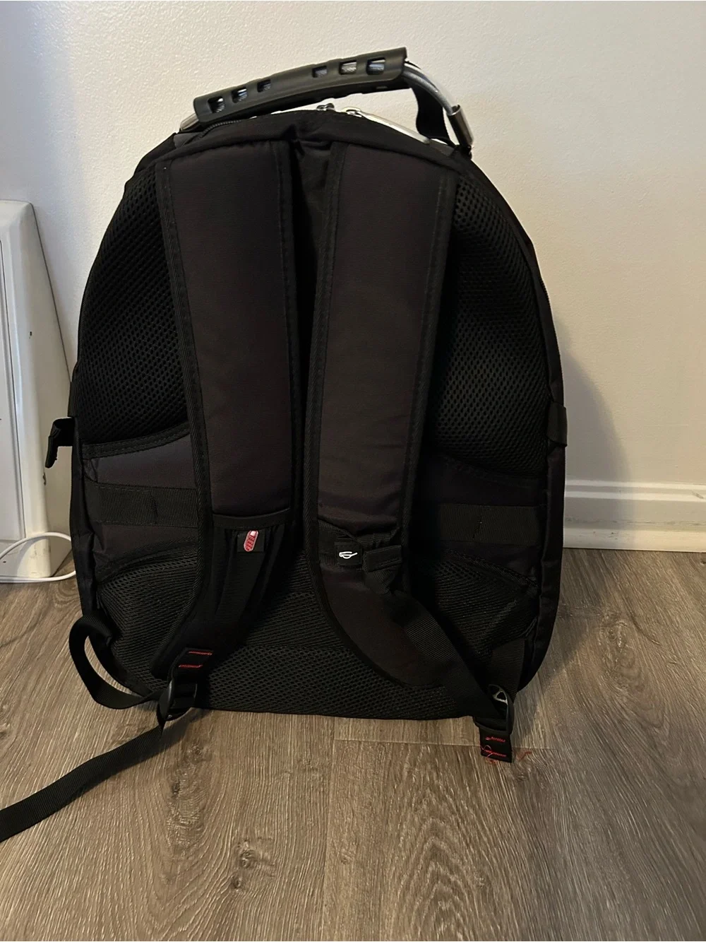 Black and Gray Travel Backpack - Unbranded Men's Laptop Bag